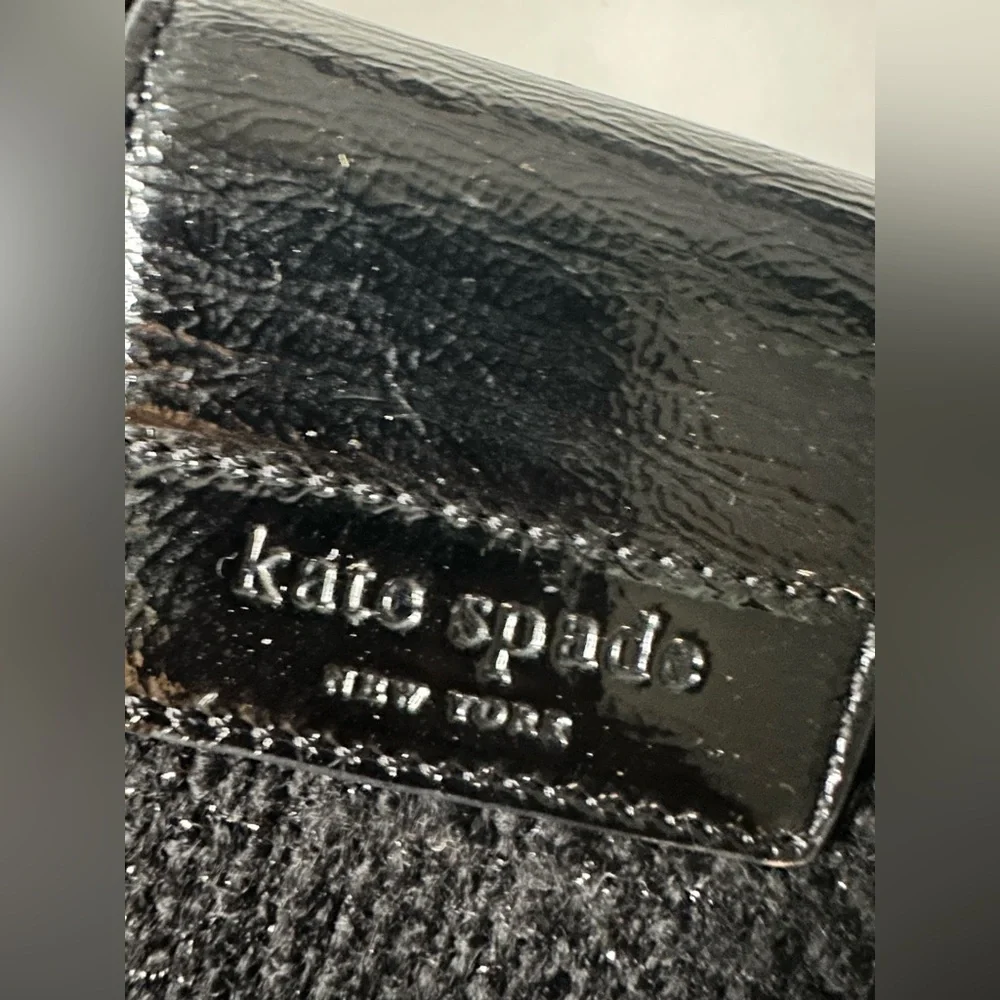 Kate Spade Black Textured Shoulder Bag - Picture 4 of 5